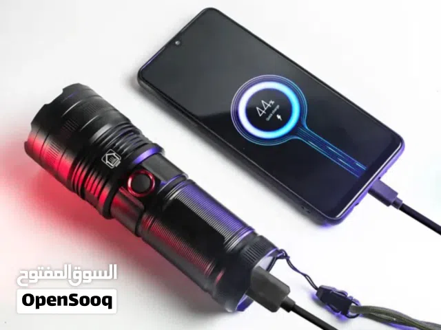 من جديد  عملاق الكشافات اليدوية  مصباح_يدوي جامبو   كشاف يدوي خارق إضاءة قوية جداً توصل ل