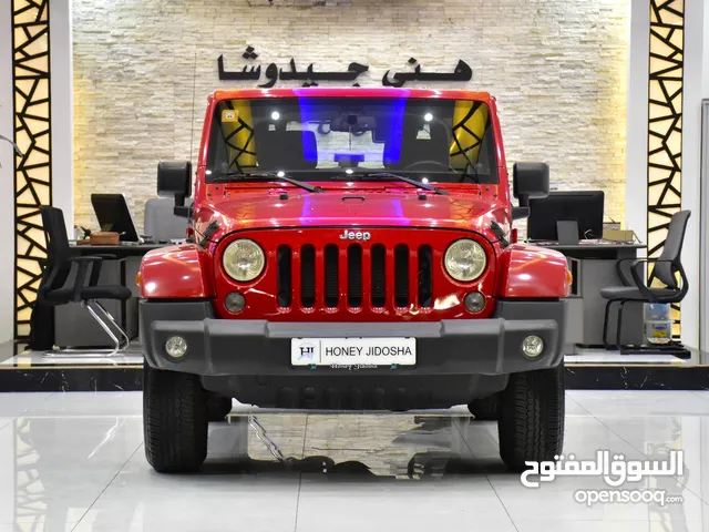 Jeep Wrangler Sahara ( 2014 Model ) in Red Color GCC Specs