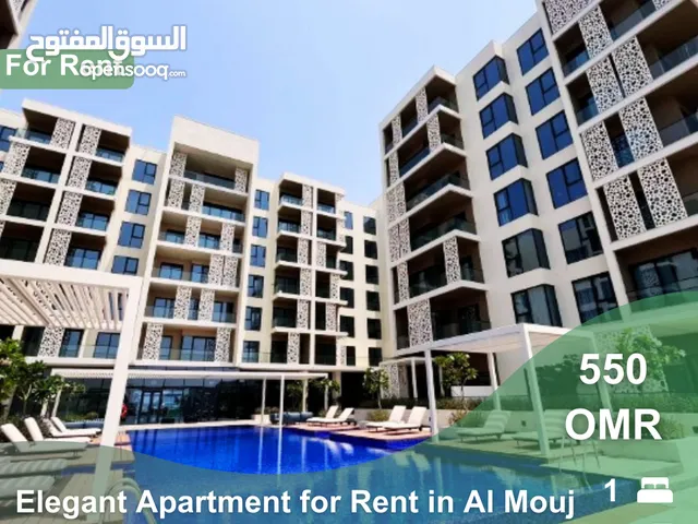 Elegant Apartment for Rent in Al Mouj  REF 405MB