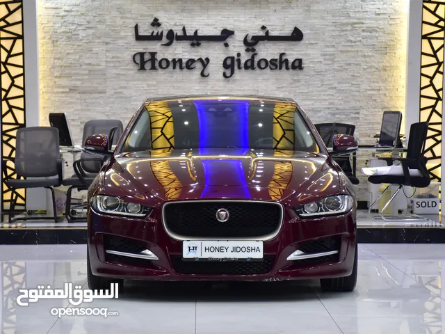 Jaguar XE R-Sport ( 2016 Model ) in Burgundy Color GCC Specs