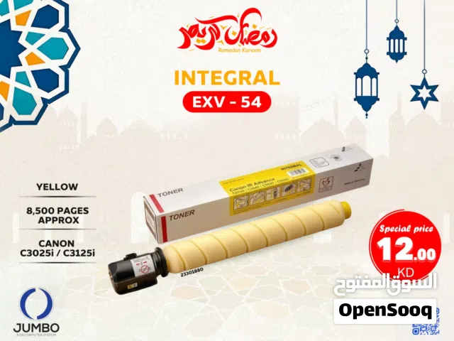 حبر إنتجرال لآلات النسخ EXV-54 كانون IR ADVANCE C3025I