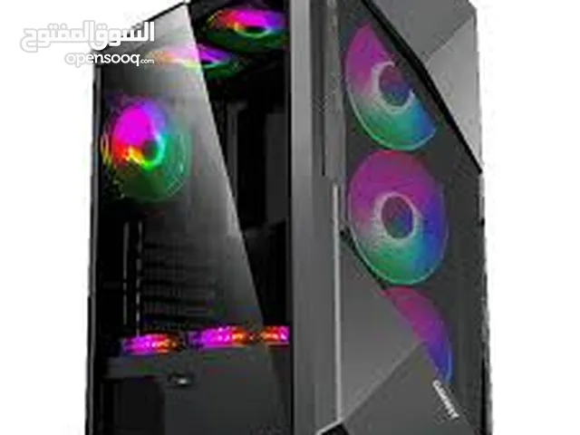 كيس كمبيوتر gamemax فارغ مع اربع مراوح ARGB  PC case gamemax revolt