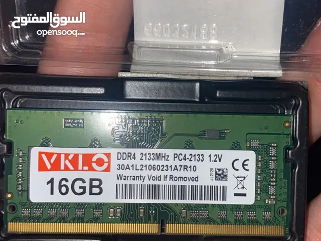 رام لابتوب ddr4 16 GB سرعه 2133 جديد اصلي