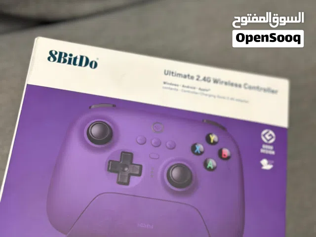 يد تحكم احترافية 8BitDo Ultimate 2.4G Wireless Controller (اللون البنفسجي)