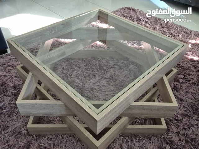 Modern Coffee Table with Glass Top