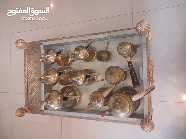 منقل نحاس و دلال قهوة نحاسية