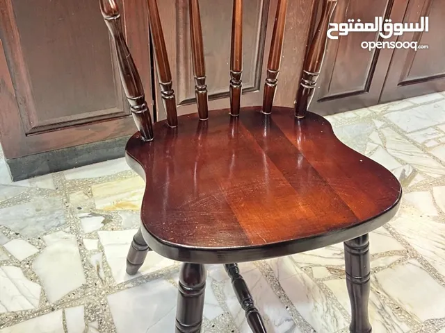كراسي مطبخ انتيك زان دهان جديد عدد 6