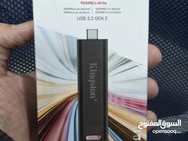 Kingston 512 gb original 1000MB/s تشبك على  الآيفون او الأندرويد مباشرة لتخزن عليها صورك و فيديوهاتك