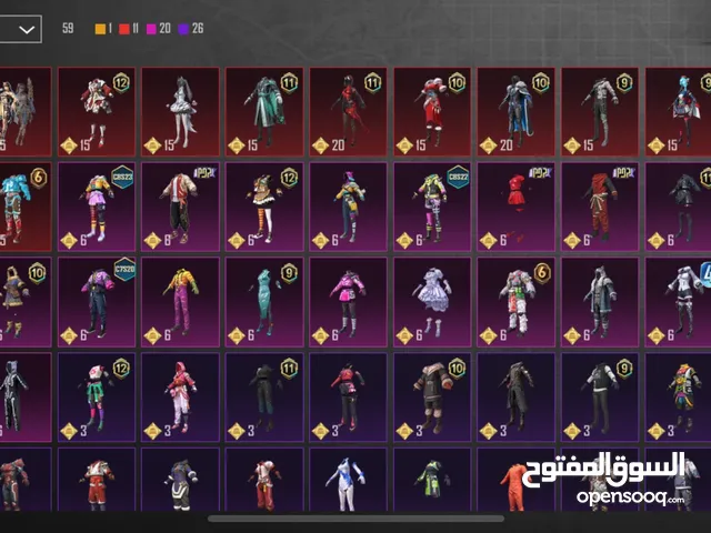 Pubg Accounts and Characters for Sale in Mafraq