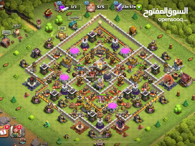 حساب كلاش اوف كلانس ممتاز