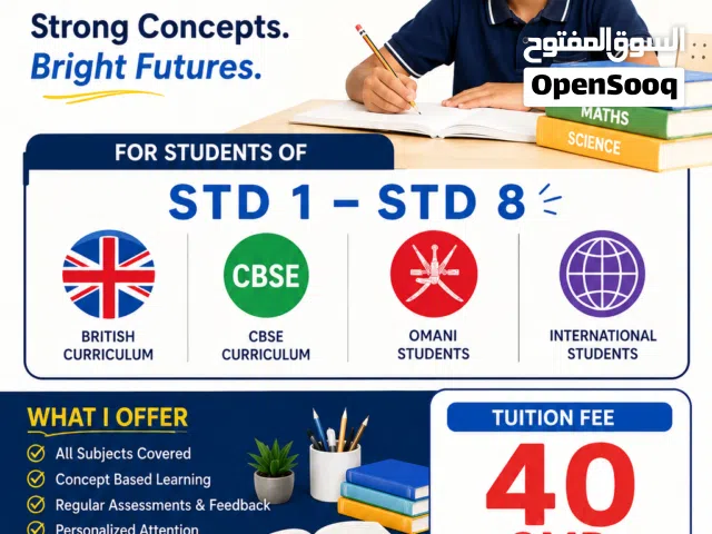 tutor / tuition available