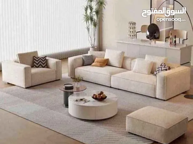 ספה 3 מטר + כורסא + הדום كنب 3 متر كرسي كرسي واقف