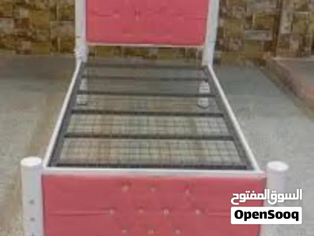 سرير نفر واحد عدد 2  لون وردي