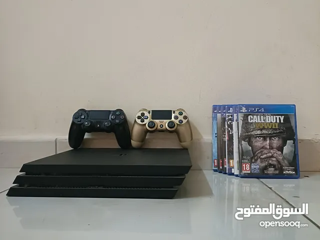 PS4 with Two Controllers VR and Six Cds