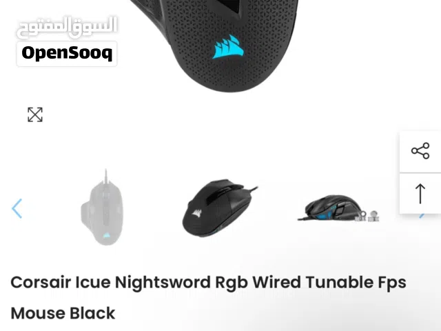 للبيع ماوس Corsair iCUE Nightsword RGB Gaming Mouse