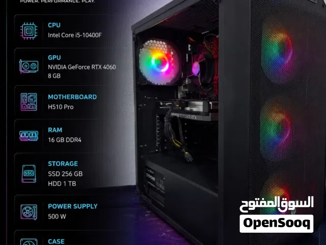 تجميعة ممتازه للالعاب القويه والمونتاج بكارت RTX  4060 رجائاً اقره الوصف كامل