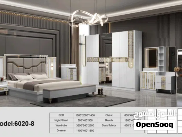 طقم غرفة نوم جديد تمامًا مكون من 10 قطع  Brand New Bed Room Set 10pcs