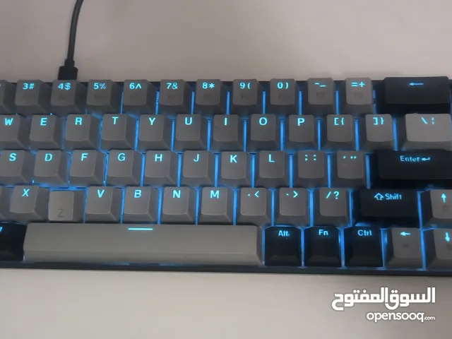 كيبورد من ريد دراكون الفزز وكيبورد ميكانيكي حجم 60 وماوس وايرRgb ووايرليس