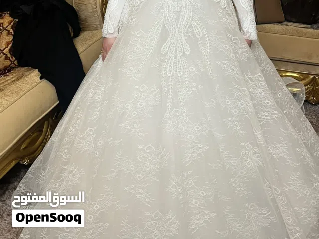فستان زفاف للمحجبات مستعمل للبيع