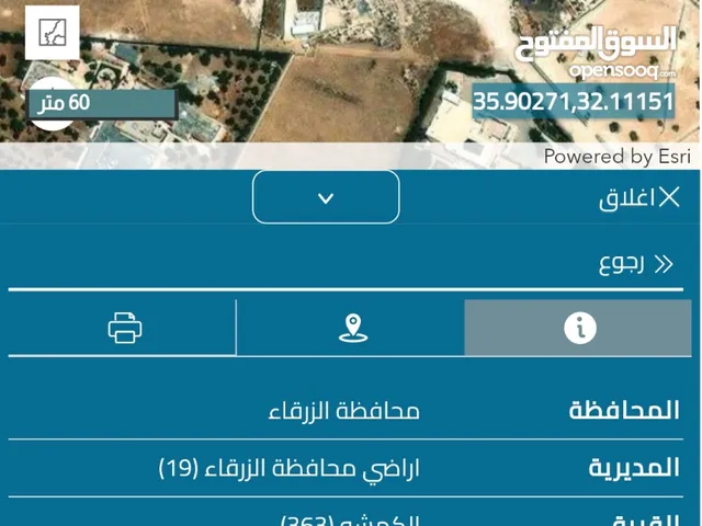 Residential Land for Sale in Zarqa Al-Kamsha