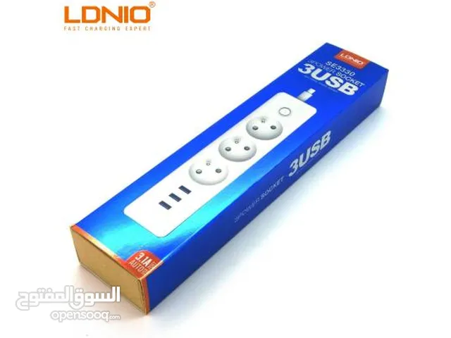 وصلة كهرباء أصليه لدنيو LDNIO SE3330 1.8M ORIGINAL POWER STRIP WITH USB 3.0 CHARGER