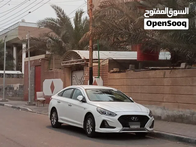 سياره سوناتا بصره وارد كوري موديل2021 رقم بصره للبيع السياره مكفوله من ضربه والصبغ  السعر180وبيها مج