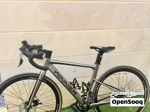 Road Aluminium winner bike size/medium brakes shimno light weight used for 1-2 weeks