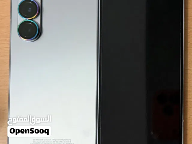 Samsung Galaxy Z Fold6 in Silver Shadow.