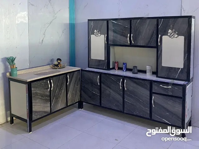 كاونتر مترين  مع ملحق مترين   مع سنك مرمر متر و20 السعر  التوصيل داخل بغداد مجاني  اطراف ب