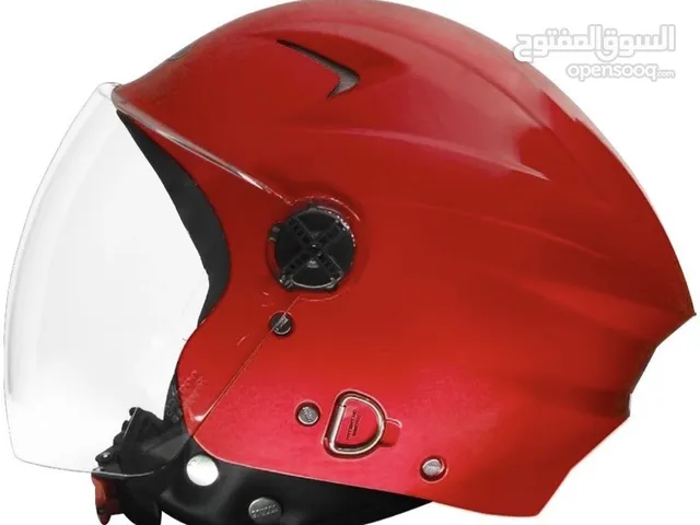 Excellent Condition Studds Ninja 3G Red Open Face Helmet - Size L