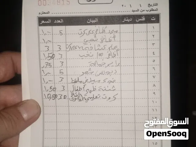 شروة بضائع مكتبة اغلقتها الظروف