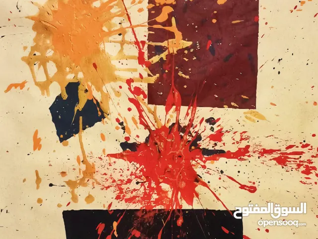 EXPANSIONISM... ACRYLIC ON CANVAS. YOU MUST FRAME IT OR STRETCH IT ON A WOODEN HOOP (50x100cm)