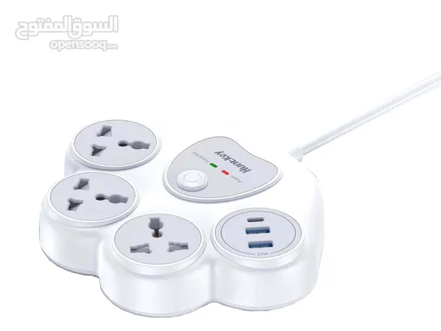 Huntkey SZN307C F2O Charger Pub Station Surge Protect Power Strip 1.5M وصلة كهرباء هانتكي