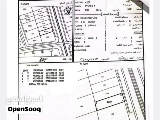 Residential Land for Sale in Al Batinah Liwa