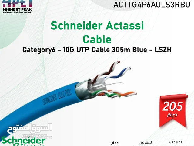 شنايدر كابل Schneider Cable Category6 - 10G UTP Cable 305m Blue - LSZH
