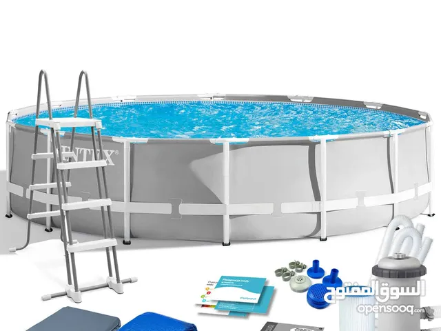برك سباحه جاهزة تركيب اعمدة ونفخ جميع المقاسات وألعاب النفخ المائية . خدمة التوصيل والتركيب