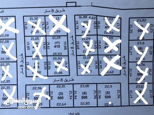 قطع اراضي للبيع مساحات415/500متر موقع ممتاز جيران ماشاءالله بالقرب من كل الخدمات  لم يتبقى اللي 6قطع