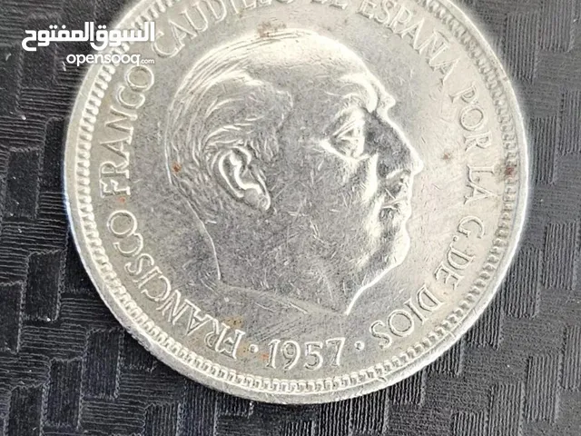 للعرض فقط عمله اسبانيه1957 50 PTAS