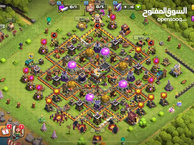 حساب كلاش اوف كلانس لفل 107