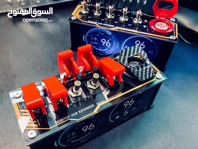  واضائة Rgb , Usb hubبتصميم سيارات رياضية 6 منافذ usb للشحن السريع