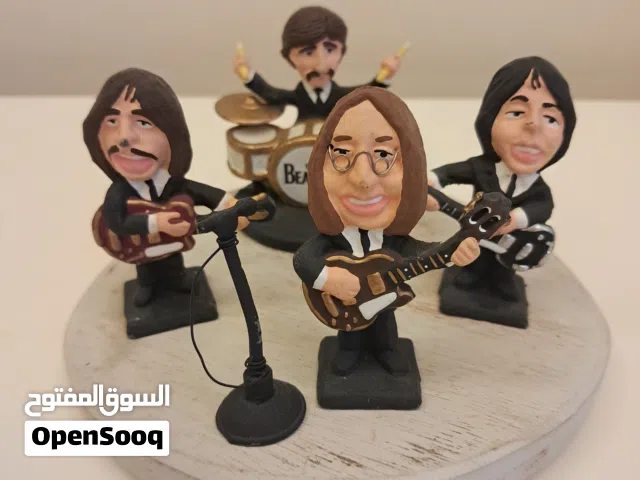 THE BEATLES METAL FIGURINES