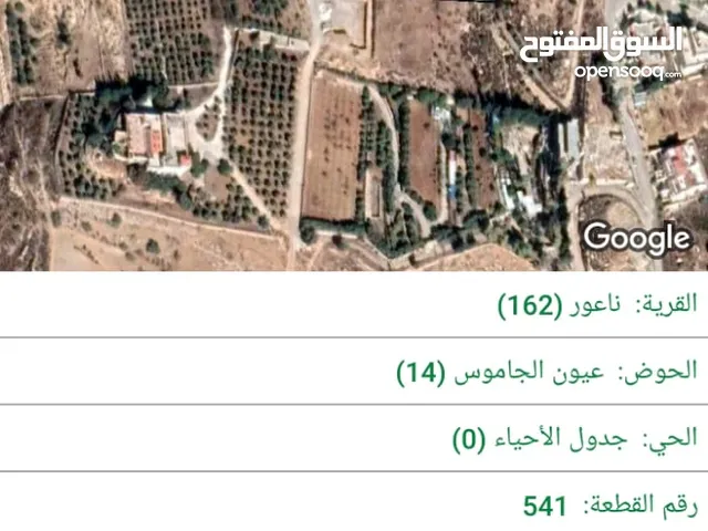 ارض للبيع 750م من اراضي ناعور على شارعين اطلالة غربية بسعر مغري