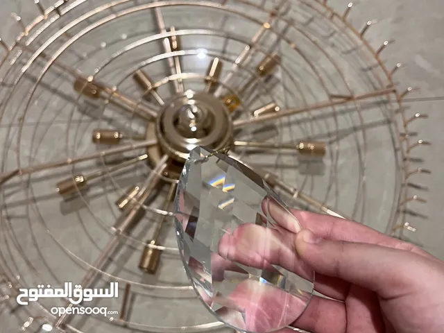 ثريا سقف جديده لون روز قولد