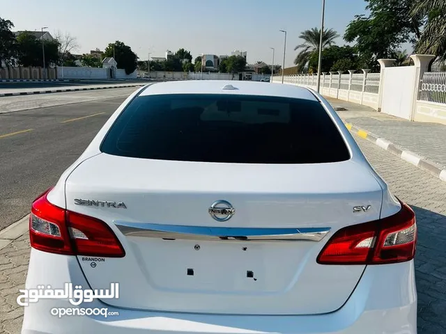 2019 NISSAN SENTRA SV WHITE  AMERICAN SPEC