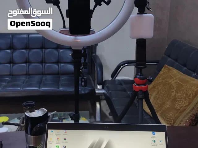 رينج لايت ring light بالريموت وزراير تاتش اكبر مقاس +ترايبود كامل المراحل كما موضح بالصورة