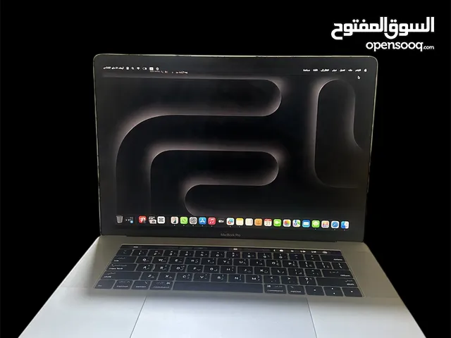للبيع ماك بوك برو 2018 15.3 انش تاتش بار 16 جي بي رام 512 جي بي SSD