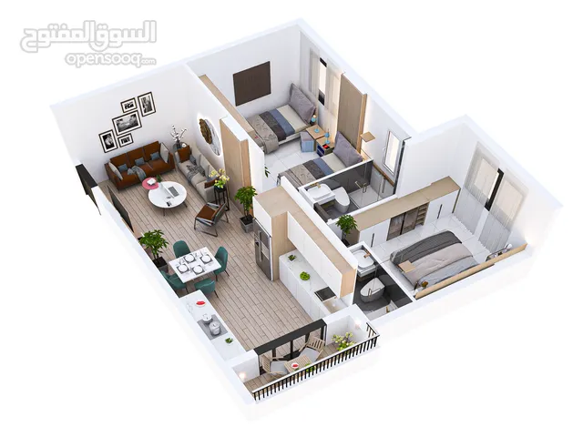 105m2 2 Bedrooms Apartments for Sale in Ramallah and Al-Bireh Ein Musbah