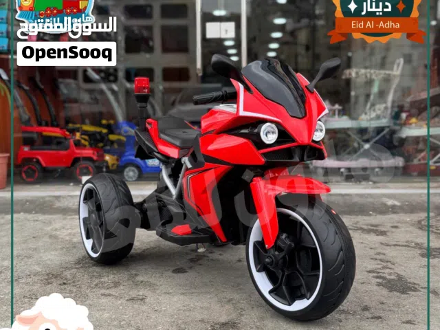 دراجه ( جامبو ) 2 ماتور تناسب من عمر 2 الي9 سنوات  موسيقى / انارة / انارة شرطة / اعلى مواصفات .....