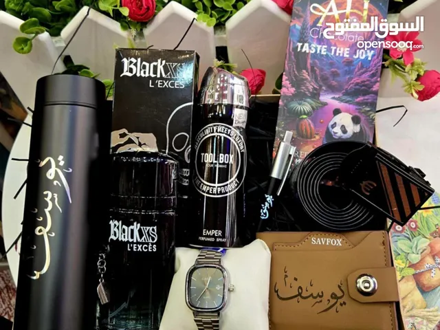 بوكس هدايا رجالي شيك جدا وينفع تقديمه لعيد ميلاد أو خطوبه أو مهدئة للاب أو الحبيب