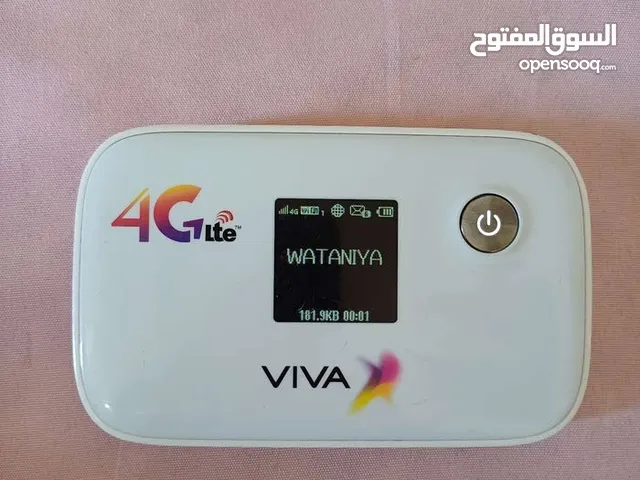 راوتر فيفا مفتوح جميع الشبكات داخل وخارج الكويت بالبطارية الاصلية 3000 أمبير يشبك 8 اجهزة متواصله